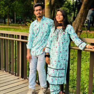 পেস্ট ম্যাচিং পায়জামা+জামা+শার্ট